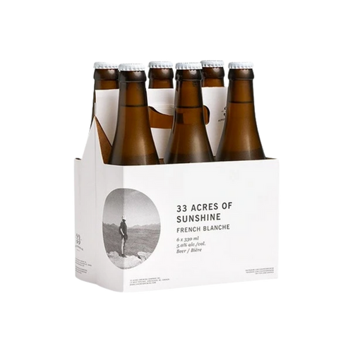 33 Acres of Sunshine Blanche 6pk btl — Craft Beer