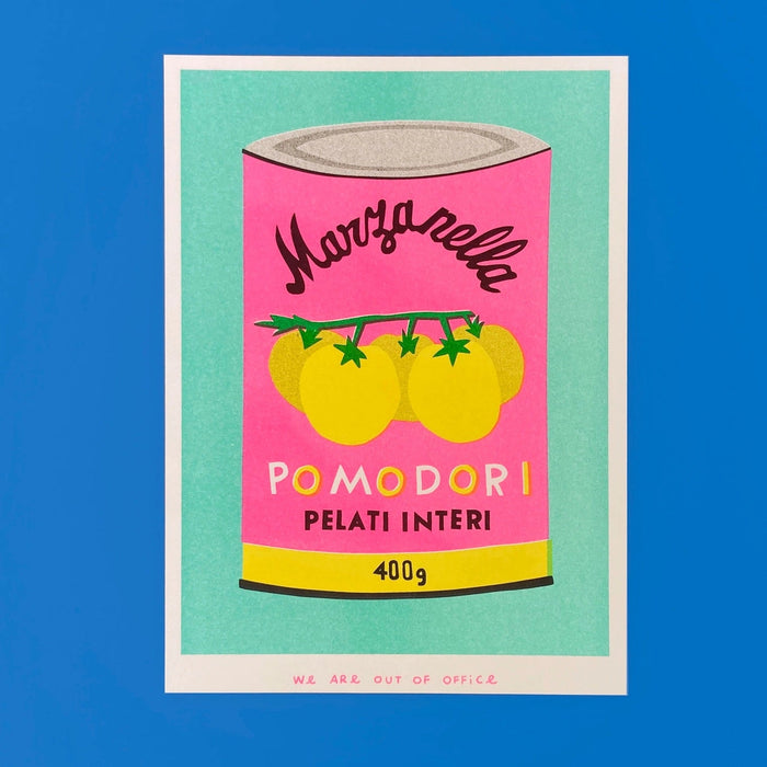 A CAN OF POMODORI, 13x18 cm (5x7") — by We are out of office