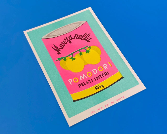 A CAN OF POMODORI, 13x18 cm (5x7") — by We are out of office