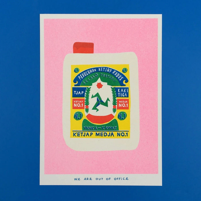 A CONTAINER OF KETJAP KAKITIGA, 13x18 cm (5x7") — by We are out of office