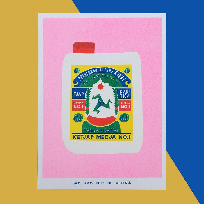 A CONTAINER OF KETJAP KAKITIGA, 13x18 cm (5x7") — by We are out of office