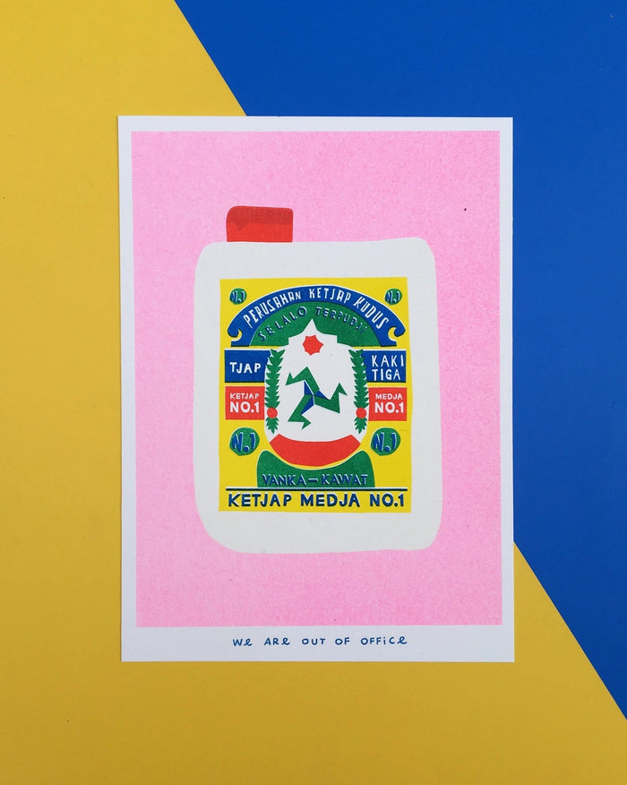 A CONTAINER OF KETJAP KAKITIGA, 13x18 cm (5x7") — by We are out of office
