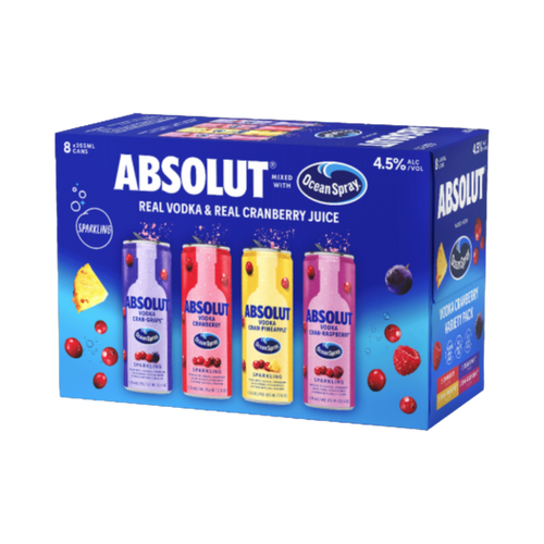 Absolut Ocean Spray Variety Pack — Cooler