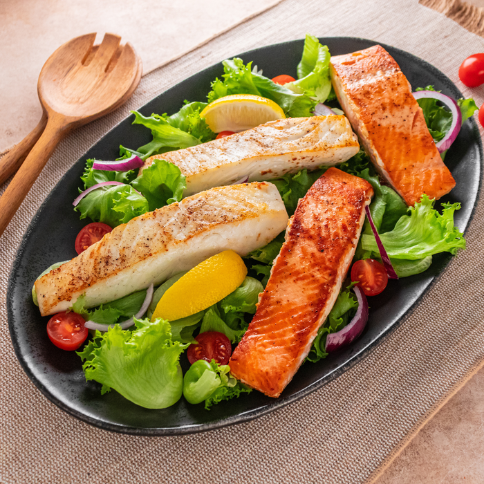 Alaska Halibut & King Salmon Duo