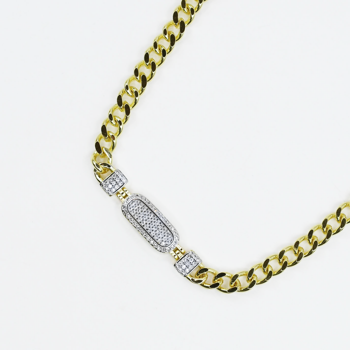Dainty gold layered necklace, wholesale jewelry for women's boutiques, statement accessory, boutique wholesale jewelry, waterproof necklaces, statement gold necklace, trendy gold jewelry, hypoallergenic jewelry, tarnish-free necklace, gold chain necklace with rectangular crystal pendant