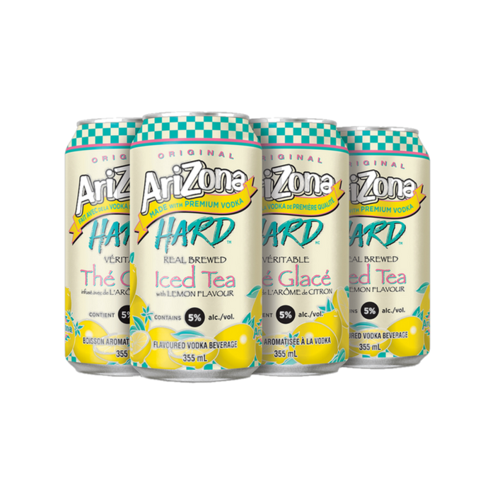 Arizona Hard Lemon Tea 6pk — Cooler