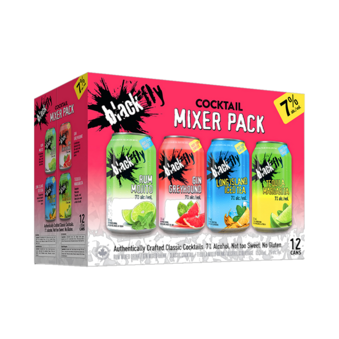 Black Fly Classic Cocktail Mixer Pack — Cooler