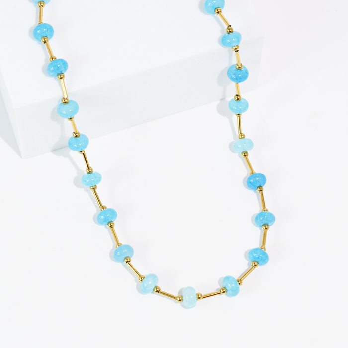 Blue Love Necklace waterproof