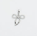 Bow Tie Silver Charm CH-62