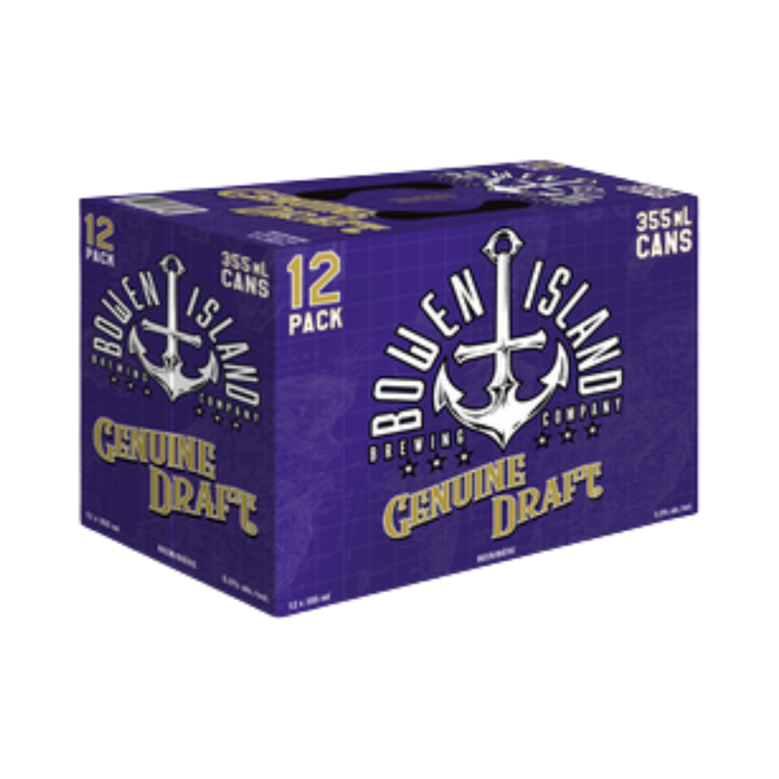 Bowen Island Genuine Draft 12pk — Craft Beer