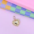 Bubble Heart Charm