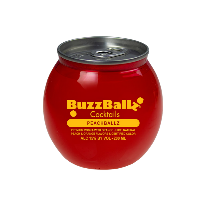 Buzzballz Cocktails Peachballz — Liqueur