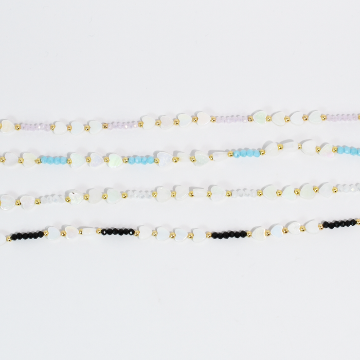 Candy Hearts Strand Necklace