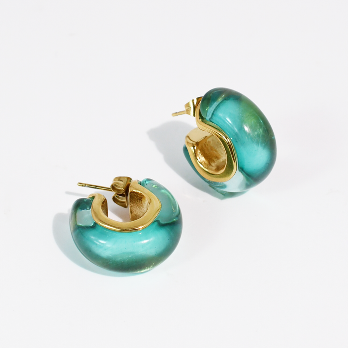 Candy Teal Hoop