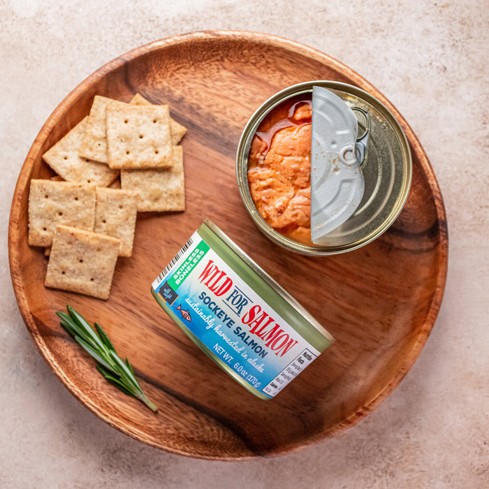 Canned Alaska Sockeye Salmon (Skinless/Boneless)