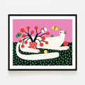 CHAT BLANC, 10" X 8" — by Anastacia Sholik