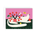 CHAT BLANC – Greeting Card