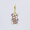 Checkered Teddy Bear Charm CH-25