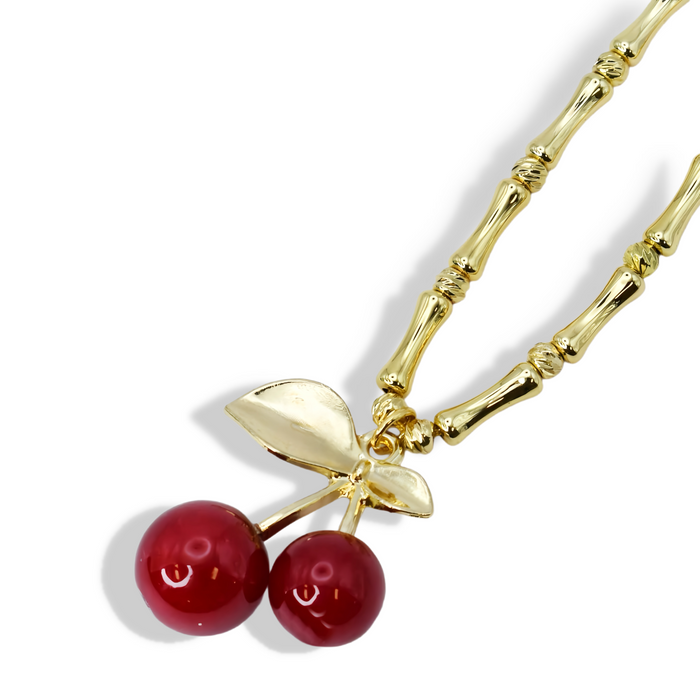 Colorful charms gold necklace featuring gemstone details, layered jewelry design, trendy accessory for women’s jewelry collections, boutique wholesale fashion necklace that is hypoallergenic, tarnish free, and waterproof jewelry with a cute aesthetic statement style