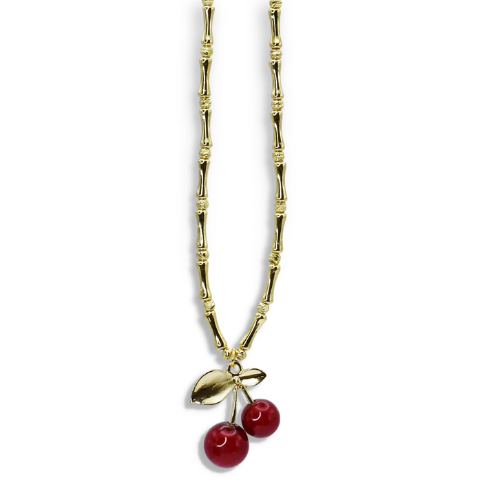 Colorful charms gold necklace featuring gemstone details, layered jewelry design, trendy accessory for women’s jewelry collections, boutique wholesale fashion necklace that is hypoallergenic, tarnish free, and waterproof jewelry with a cute aesthetic statement style