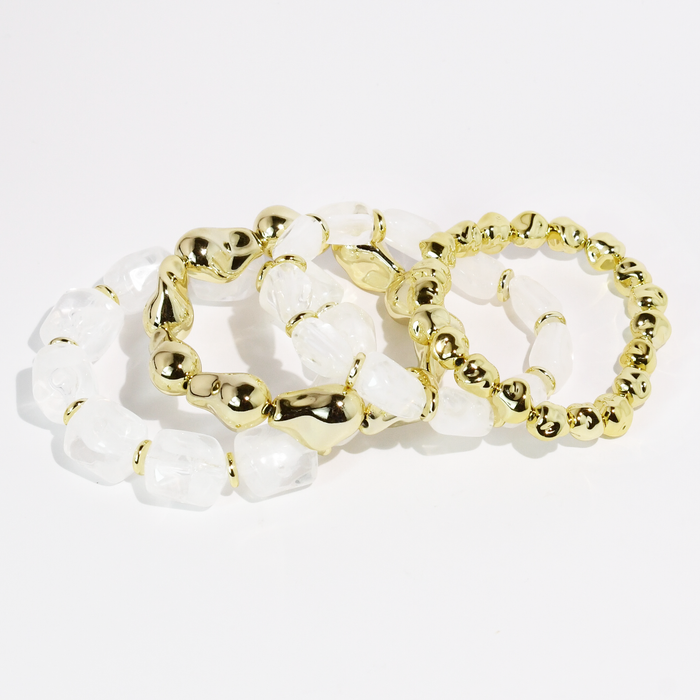 Clear All Day Bracelet Set