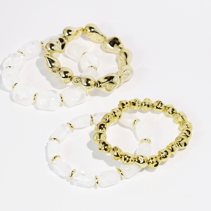 Clear All Day Bracelet Set