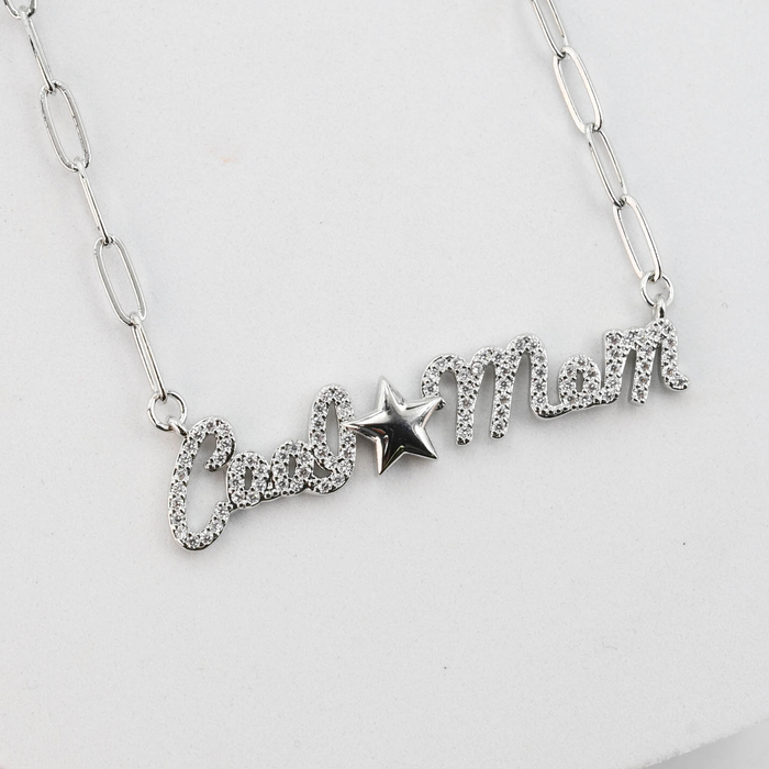 premium silver necklace crafted for everyday wear, offering a dainty handcrafted style with a waterproof, hypoallergenic, tarnish free finish, ideal for minimal modern jewelry lovers, available as wholesale for boutiques