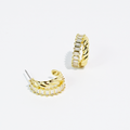 Croux Crystal Hoops