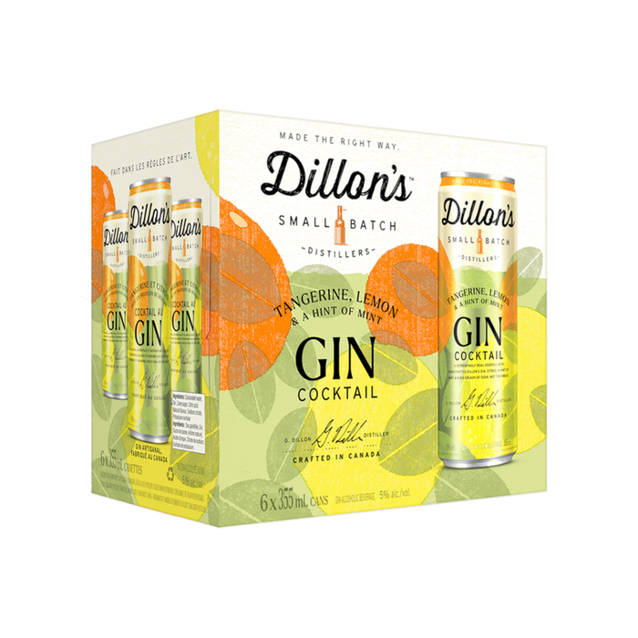 Dillons Gin Tangerine Lemon 6pk — Cooler