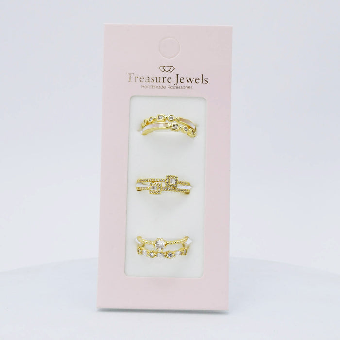 hypoallergenic ring, waterproof ring, tarnish free jewelry, boutique wholesale jewelry, dainty gold ring, gemstone statement ring, sparkly cubic zirconia ring, high quality jewelry gifts, elegant gold plated ring, trendy fashion ring, pastel gemstone ring