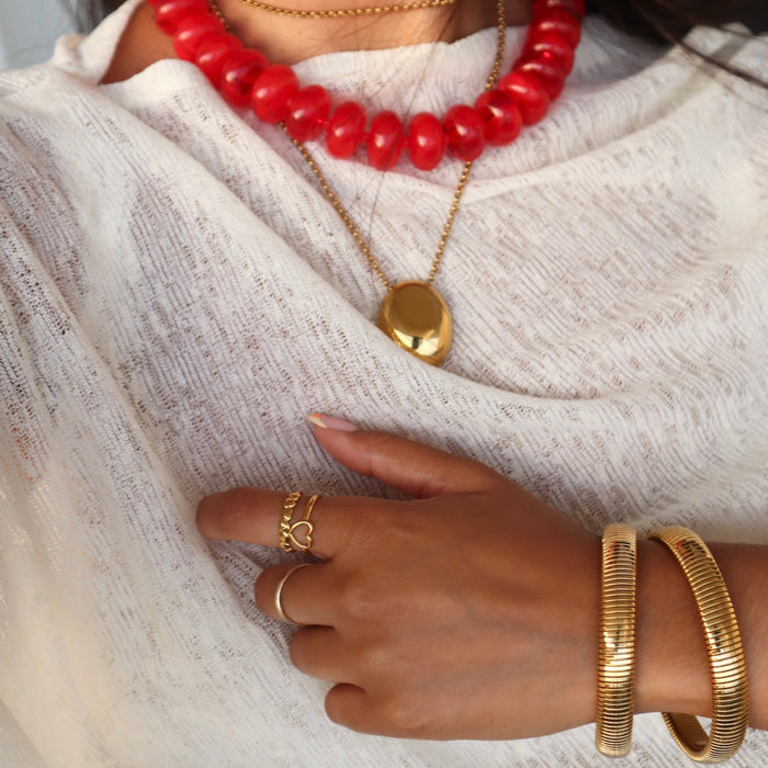 Double Heart Ring