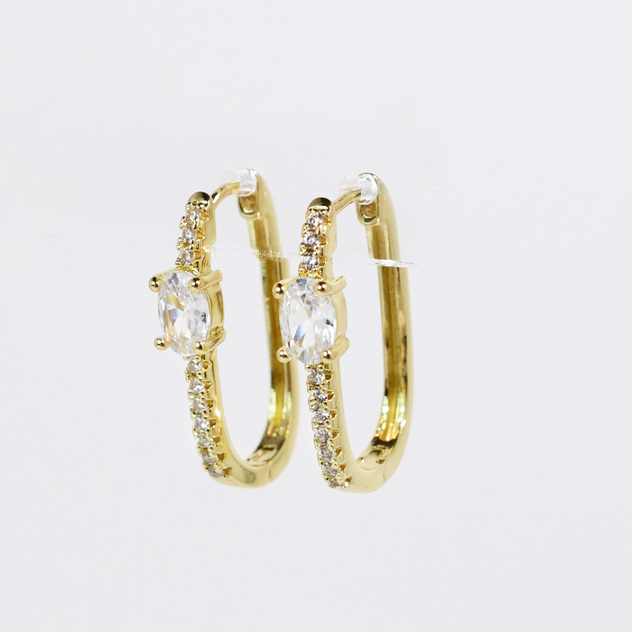 Drop Of Luxury Gold Huggie