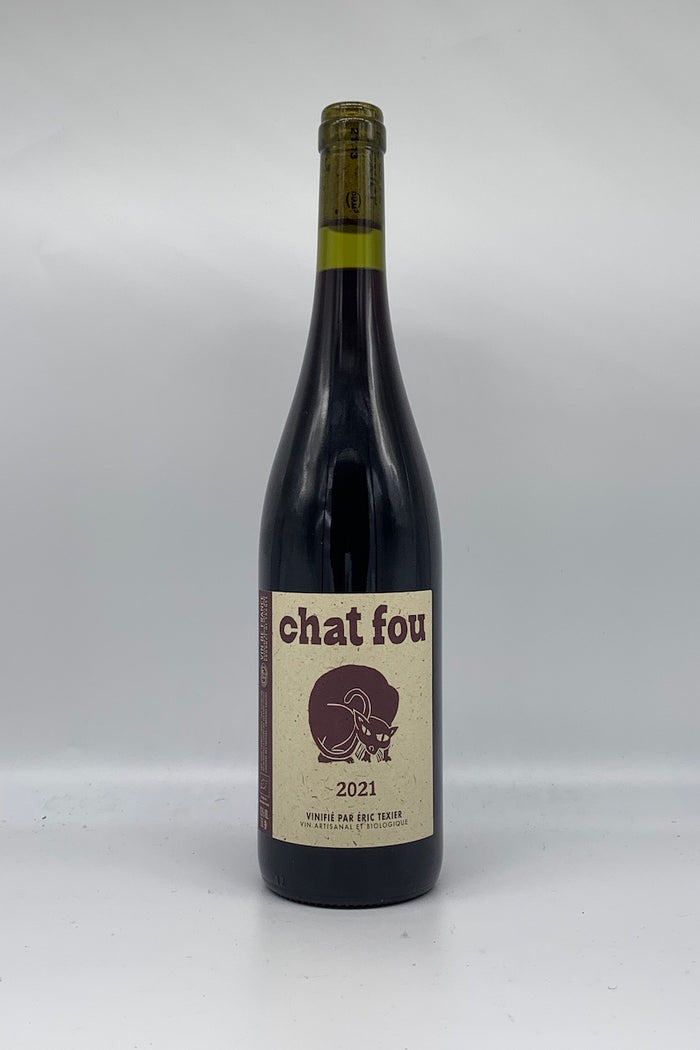 Eric Texier, Chat Fou, Cotes du Rhone, Cinsault/Clairette/Grenache/Roussanne/Grenache Blanc, 2022