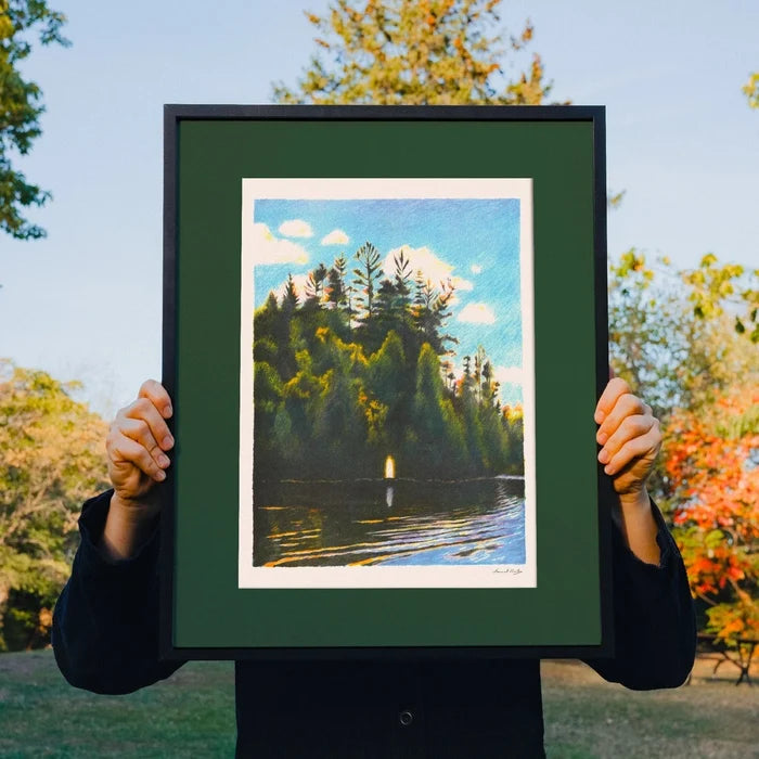 FALCON LAKE - CHARLOTTE LE BON, 2022, 29,7 x 42 cm  — by Clément Thoby