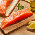 Atlantic Salmon On Grilling Plank