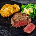 Maryland Crab Cakes and Filet Mignon