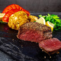 Filet Mignon, Lobster Tail, and Maryland Crab Cake