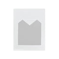 FOLDED SHAPES #01 SILVER, Hot Stamping Print, 15 x 21 cm – by Julie Safirstein