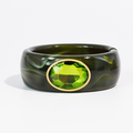 Gemstone Resin Cuff Bracelet