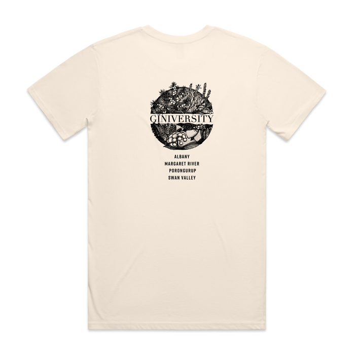 Giniversity Short Sleeve Tshirt (Ecru)
