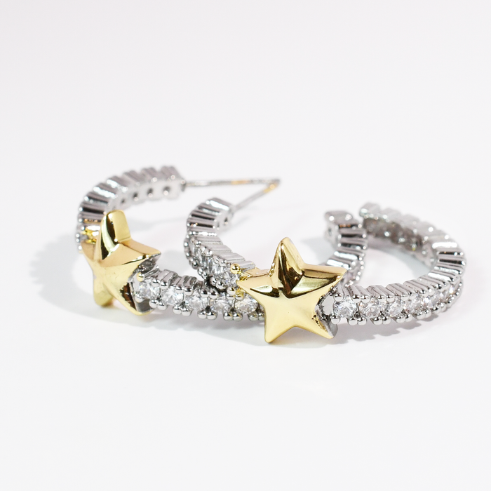 Glam Star Hoops