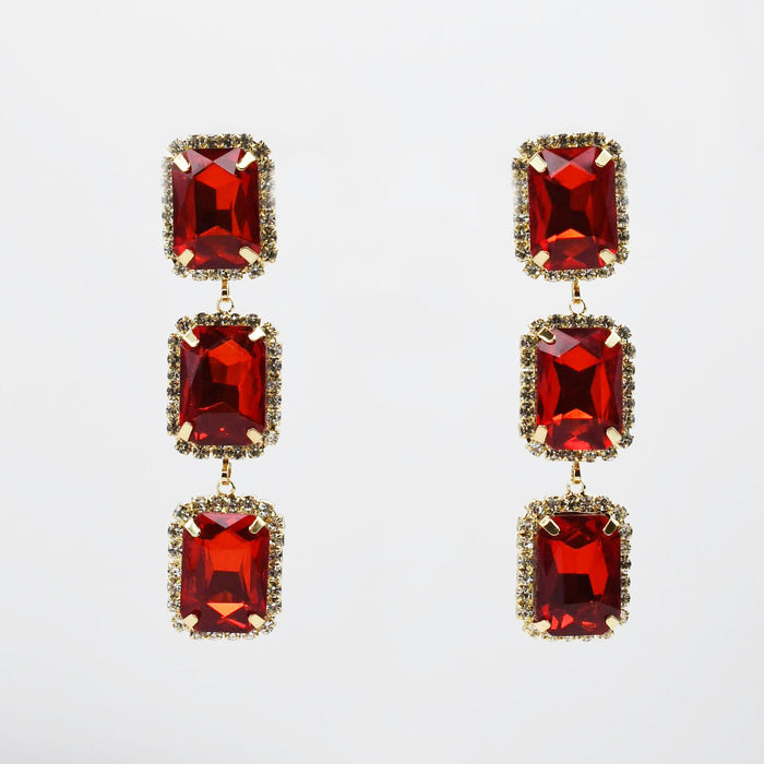 Colorful crystal statement earrings with multicolor beads and sparkling stones, waterproof earrings, tarnish free jewelry, hypoallergenic earrings for sensitive skin, 24k gold dainty earrings, handcrafted gemstone earrings, gold hoop earrings, boutique wholesale earrings, trendy gold jewelry, high quality jewelry gifts