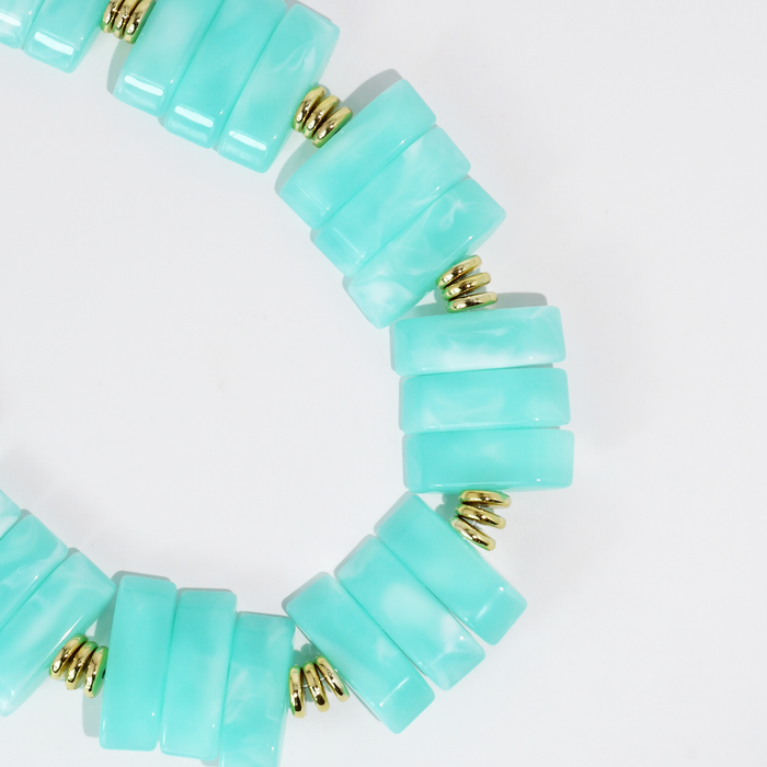 Glow Stone Mint Necklace