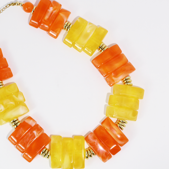 Glow Stone Sunset Necklace