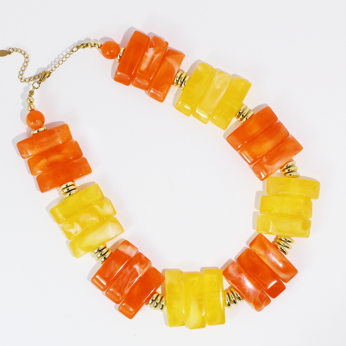 Glow Stone Sunset Necklace