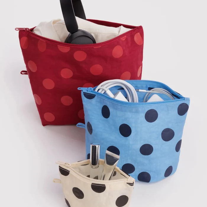 GO POUCH SET "POLKA DOT MIX" — by Baggu