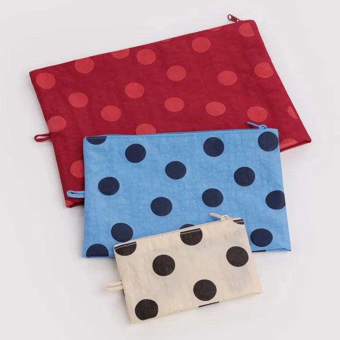 GO POUCH SET "POLKA DOT MIX" — by Baggu