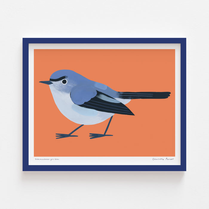 GOBEMOUCHERON GRIS-BLEU, 10" x 8" — by Charlotte Parent