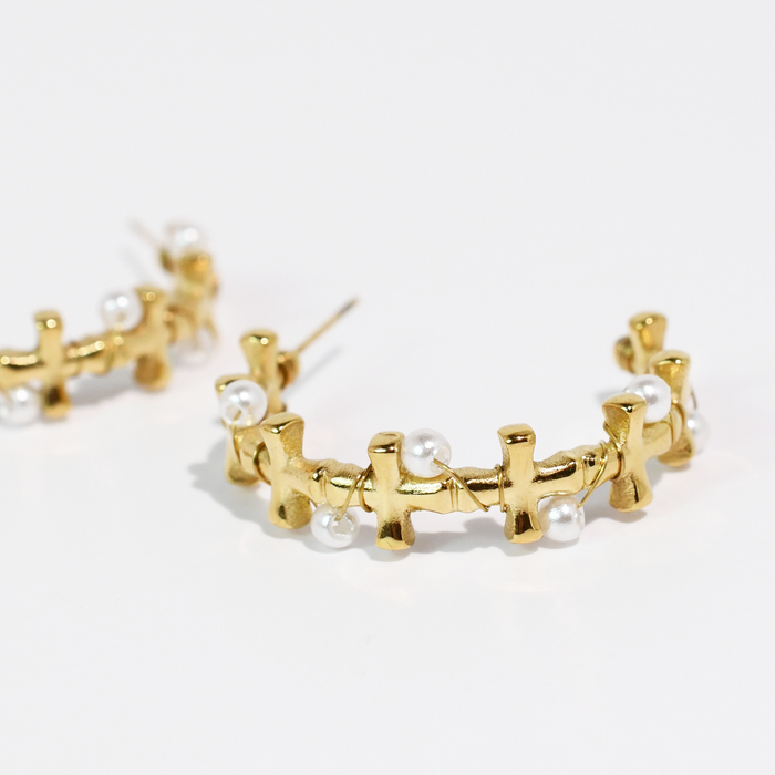Golden Faith Hoop