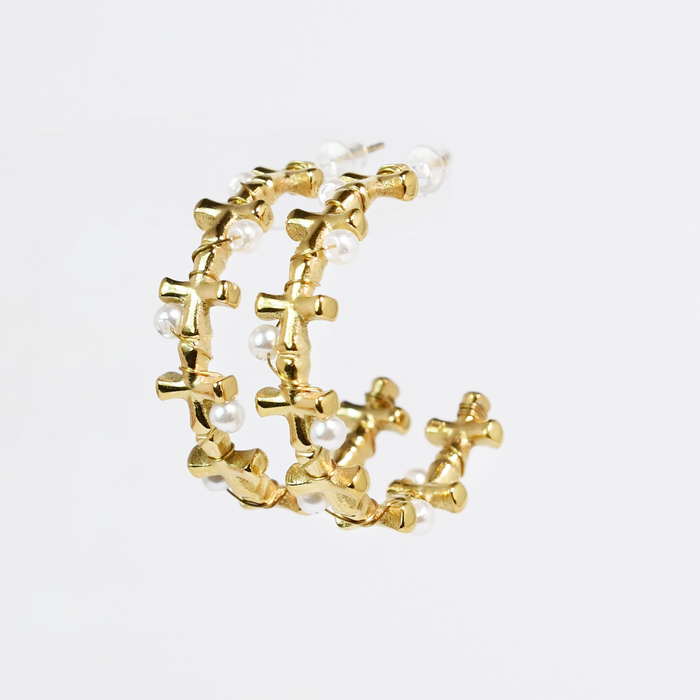 Golden Faith Hoop